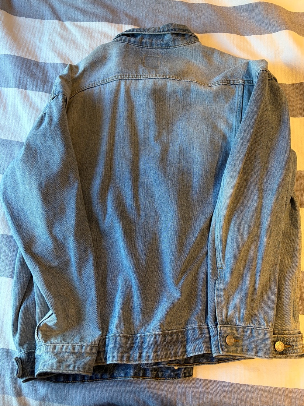 Wild Fable Distressed Jean Jacket - Picture 3 of 3